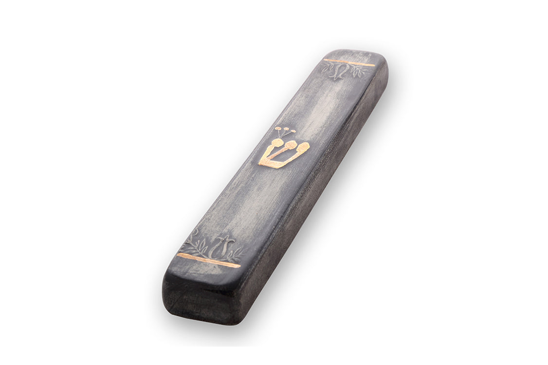 Mezuzah Case Decorated With 24k Gold Amazing Art By Amir Rom
