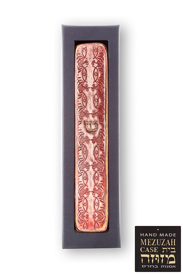 Mezuzah Case Ceramic Handmade Masterpeace By Amir Rom