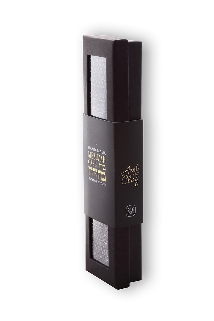 Star Of David Ceramic Mezuzah Case By Amir Rom