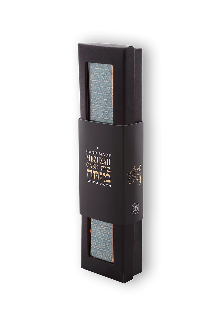 Handmade Mezuzah Case Star Of David Model