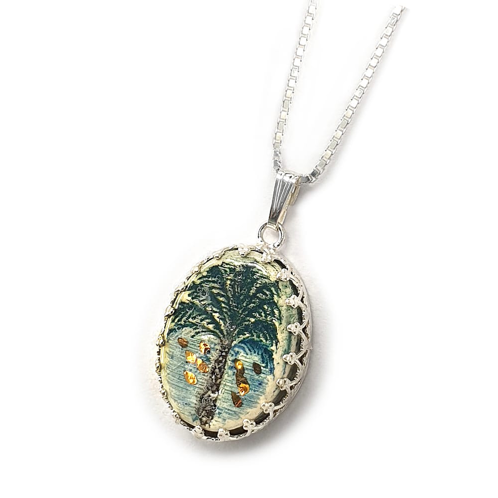 Date Palm Handmade Pendant