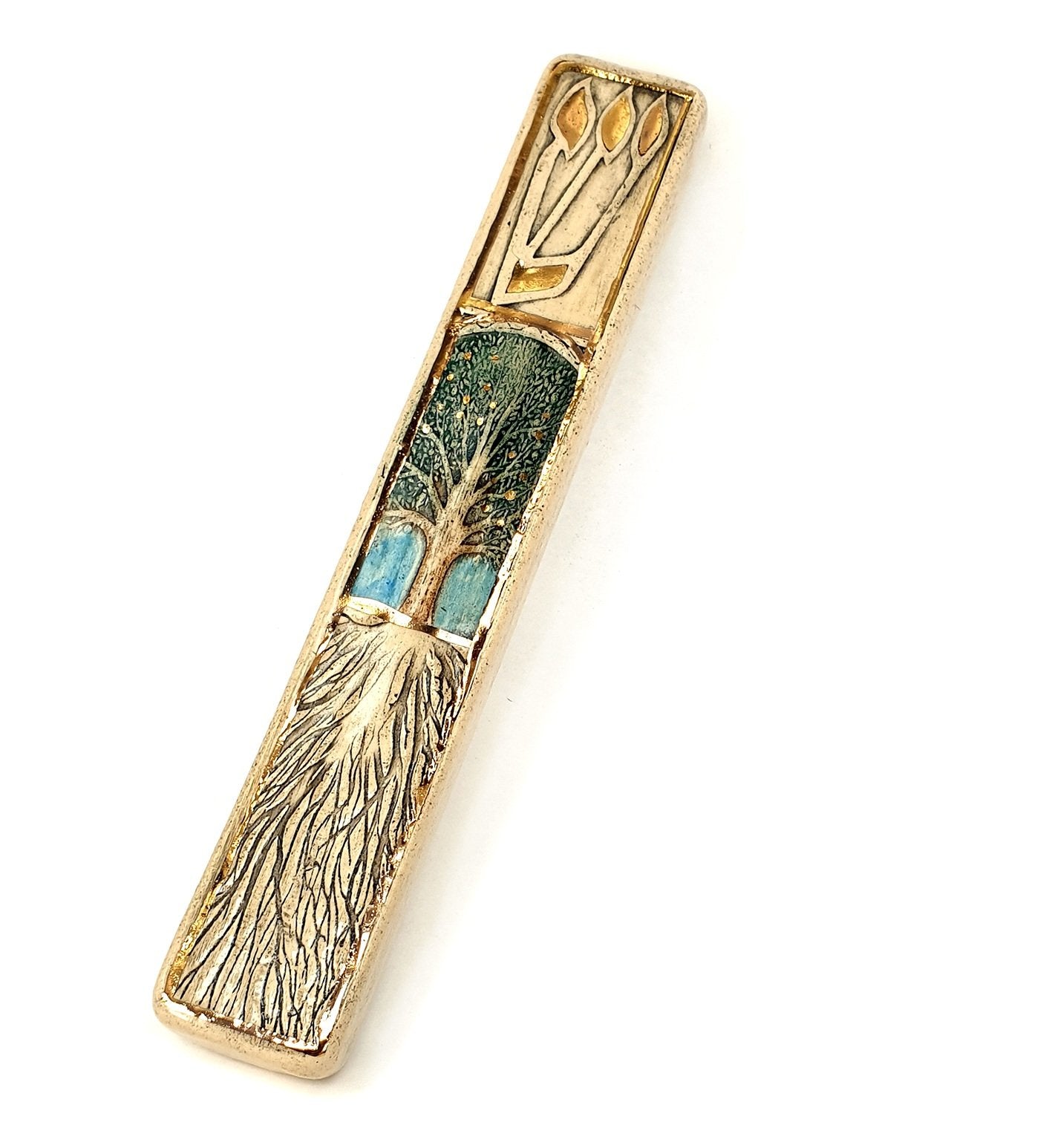 Tree Of Life Handmade Mezuzah Case