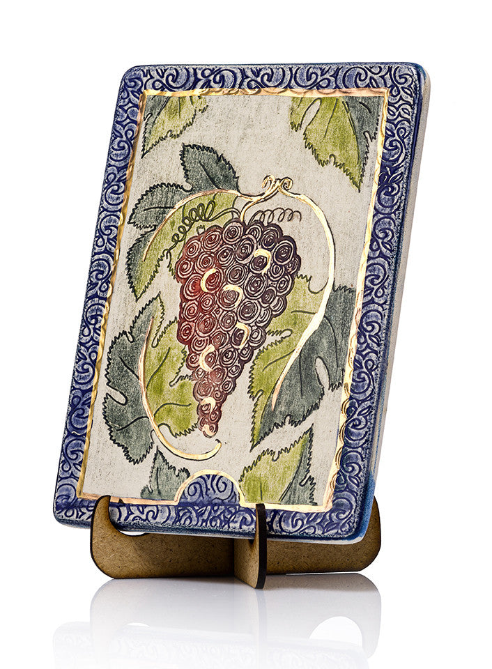 Gefen Vine Handmade Ceramic Plaque