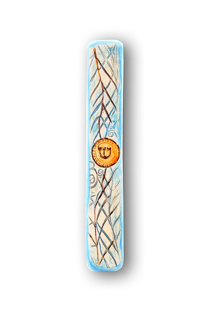 Handmade Mezuzah Cases Date Branches By Studio Art In Clay