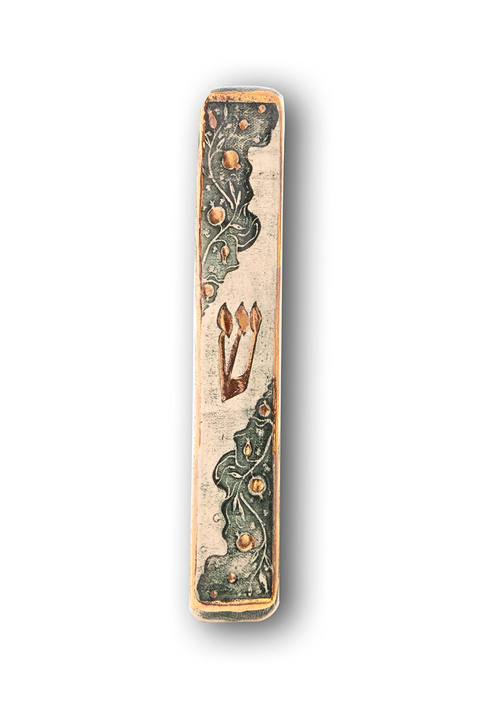 Pomegranate Mezuzah Case