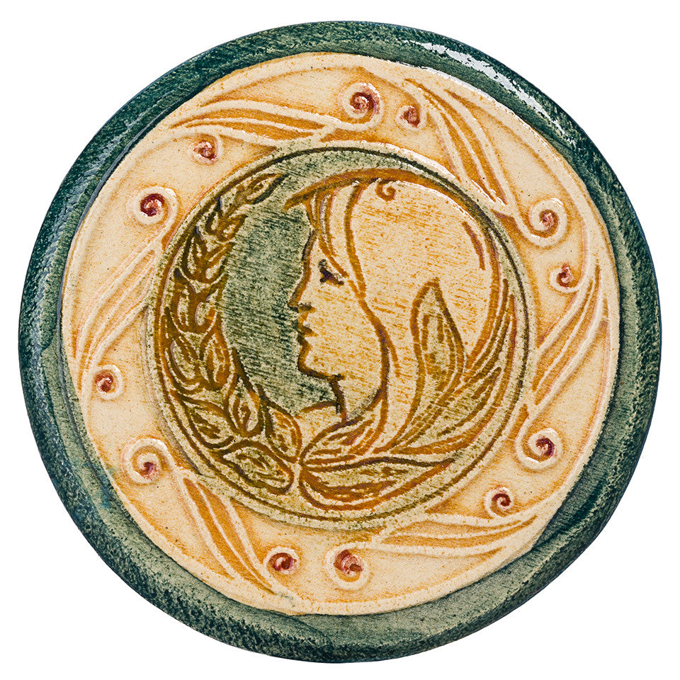 Virgo Zodiac Handmade Ceramic Tile