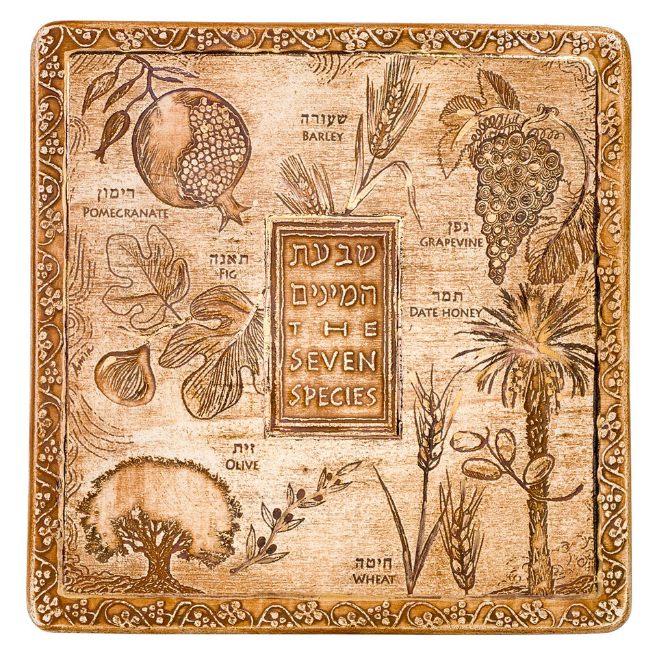 seven species amazing handmade plaque limited edition