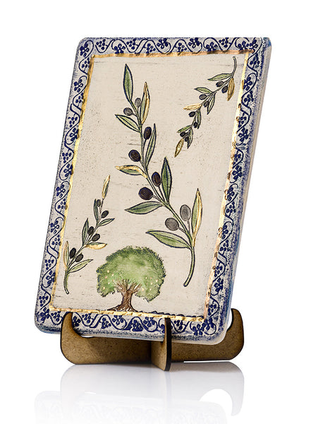 The olive tree Ceramic Plaque